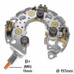 Retificador do alternador 80A / 90A / 100A / 130A Denso Toyota Camry Corolla RAV4 - ligações