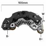 Retificador do alternador 100A Delco Remy CS121 Chevrolet GM Astra Blazer C1500 C2500 C3500 Corsa Kadett Omega Vectra Jeep Cherokee Comanche Wagoneer - ligações
