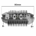 Retificador do alternador 45A / 55A / 65A / 70A Delco Remy Chevrolet GM Astra Corsa Omega Vectra Opel Vauxhall - ligações