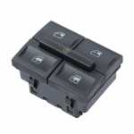 Botão/interruptor de vidro elétrico duplo com bloqueio porta traseira lado esquerdo e direito Volkswagen VW Gol Parati G3 1999 até 2005