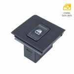 Botão/interruptor de vidro elétrico simples porta dianteira lado direito Fiat Elba Fiorino Prêmio 1984 até 2004 Uno Mille 1984 até 2013