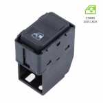 Botão/interruptor de vidro elétrico duplo console portas traseiras lado esquerdo e direito Volkswagen VW Gol Parati G2 (bola/bolinha) CLi GL GLS GTi TSi (tecla preta) 1998 até 2000