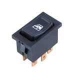 Botão/interruptor de vidro elétrico simples console porta dianteira lado esquerdo e direito Volkswagen VW Santana Quantum 1984 até 1987