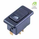 Botão/interruptor de vidro elétrico simples porta dianteira lado esquerdo e direito Ford F1000 F4000 F12000 F14000 1993 até 1998