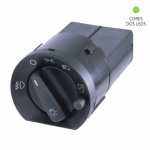 Botão/interruptor chave de luz farol baixo com reostato 12V Volkswagen VW Gol G2 (bola/bolinha) GTi TSi Parati Saveiro G2 Santana Quantum