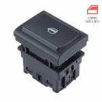 Botão/interruptor de vidro elétrico simples painel porta traseira lado esquerdo Volkswagen VW Gol Voyage G5 2008 até 2012