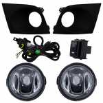 Kit farol auxiliar de milha (longo alcance) com lente de vidro para lâmpada H11 com botão interruptor e chicote Nissan Tiida 2009-2013