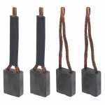 Jogo de escovas 12V 9 x 20 x 26 mm para motor de partida Lucas Indiel Ford F1000 F4000 Peugeot 504