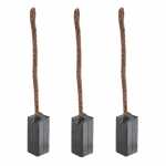 Jogo de escovas 12V 4 x 4 x 9.1 mm para motor de limpador de para-brisa traseiro Magneti Marelli Fiat Palio Uno