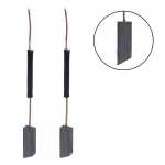 Jogo de escovas 12V 7 x 5 x 19 mm para alternador Valeo A11M / A11R / A12M / A12R / A13M / A13R Citroën Peugeot Renault