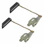 Jogo de escovas 12V / 24V 6 x 5 x 22 mm para alternador Delco 21SI Cameco Caterpillar Challenger GMC Mercedes-Benz