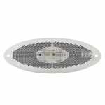 Lanterna de posição cristal elipse de LED bivolt com conector lado esquerdo/direito universal