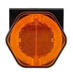 Lanterna de posição de LED com guia de luz com suporte lado esquerdo/direito universal