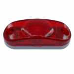 Lanterna delimitadora vermelha LED bivolt lado esquerdo/direito universal