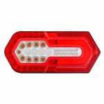 Lanterna traseira turn LED 24V com guia de luz lado esquerdo/direito universal