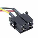 Chicote / conector 4 vias 4 terminais para botão / interruptor de vidro Ford Ford EcoSport 2003 até 2007 Fiesta 2002 até 2011