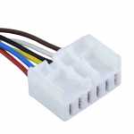 Chicote / conector 6 vias 6 terminais para botão de vidro Fiat Ducato