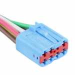 Chicote / conector 7 vias 7 terminais para interruptor / botão de vidro linha Ford