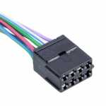 Chicote / conector 8 vias 8 terminais Junior Power Timer interruptor retrovisor elétrico Ford Fiesta Focus EcoSport Ka Transit 1996 até 2013