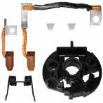 Porta-escovas 12V 4.5/9 x 11 x 18 mm Valeo Citroën Peugeot 206 207 306 405 Renault Clio Mégane - kit