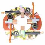 Porta-escovas 12V 6.8 x 10 x 17 mm para motor de partida Mitsubishi Caterpillar Komatsu empilhadeira Nissan Patrol