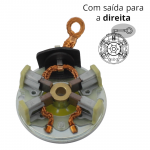 Porta-escovas 12V 5 x 12 x 11.6 mm para motor de partida Valeo FS10B Ford Courier EcoSport Fiesta Focus Ka Hyundai Santa Fé Renault Clio