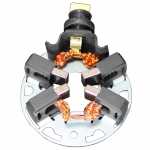 Porta-escovas 12V 4.5 x 12 x 12.3 mm para motor de partida Denso Fiat Grand Siena Palio Uno