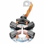 Porta-escovas 12V 6 x 18 x 14.5 mm para motor de partida Bosch Audi A4 A6 A8 Seat Exeo