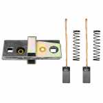 Porta-escovas 12V 6.3 x 6.3 x 12.7 mm para alternador Wapsa Caterpillar Clark Ford Mercedes-Benz - kit