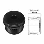 Polia rígida do alternador Bosch Volvo B7 B9 B10 B12 FH12 FH16 FM12 NH12 (polia com altura de 44mm)