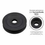 Polia rígida do alternador Bosch Agrale Valmet Valtra Volkswagen (polia com encaixe para porca profundo)