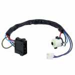 Comutador de ignição 5 terminais (pinos) com chicote 5 saídas Mercedes-Benz MB caminhão ônibus 1718 1720 1721 1723 1728 2418 2423 2428 2635 2638 2726