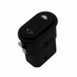 Botão/interruptor de vidro elétrico simples 4 terminais porta dianteira lado direito LED verde universal