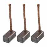 Jogo de escovas 12V 6.3 x 6.3 x 11.4 mm para motor de limpador de para-brisa dianteiro Bosch Wapsa