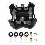 Mancal traseiro (coletor) com porta-escovas do motor de partida Bosch JD Mercedes-Benz caminhão 608 1013 1111 1313 1516 2013 2216 ônibus O362 - capa