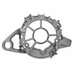 Mancal traseiro (coletor) do alternador Bosch K1 Chevrolet GM Astra Celta Corsa Classic Meriva Montana Vectra Zafira Fiat Palio Weekend Siena Strada - vista frontal