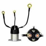 Relé auxiliar de partida 24V Bosch Scania série K/P/R/T 4 e 5 - kit