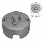 Mancal traseiro (coletor) do motor de partida Lucas Indiel Prestolite M93R Agrale Chevrolet GM Blazer Cummins Ford Cargo F100 F150 F250 F1000 Ranger Land Rover Defender Discovery Massey Ferguson trator Volkswagen caminhão (com motor Cummins) - capa