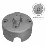 Mancal traseiro (coletor) do motor de partida Lucas Indiel Prestolite M93R Chevrolet GM D20 Silverado Fiat Ducato Ford F100 F150 F250 F1000 F4000 (com motor Cummins) Iveco Daily Massey Ferguson colheitadeira trator - capa