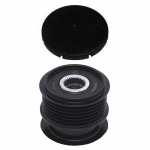 Polia com sistema roda-livre do alternador Ford Galaxy Mondeo S-Max Jaguar XF XJ Land Rover Freelander LR2 Range Rover Evoque Volvo S60 S80 V60 V70 XC60