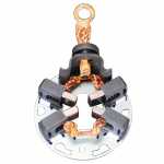 Porta-escovas 12V 4.5 x 12 x 12.3 mm para motor de partida Denso Volkswagen Fox Gol G6 Golf Polo SpaceCross Voyage G6 Up!